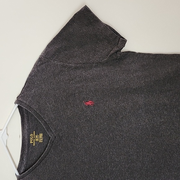 Polo Ralph Lauren gray t shirt, baby tee, neutral casual Women's size small - Picture 4 of 7